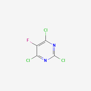 molecular formula C4Cl3FN2 B1367479 2,4,6-三氯-5-氟嘧啶 CAS No. 6693-08-9