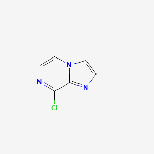 molecular formula C7H6ClN3 B1367480 8-Chloro-2-methylimidazo[1,2-a]pyrazine CAS No. 85333-43-3
