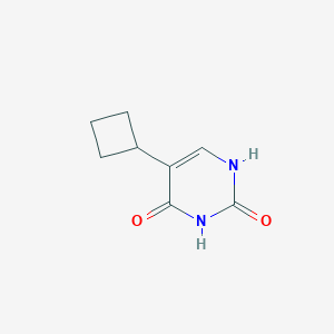 molecular formula C8H10N2O2 B13674808 5-Cyclobutylpyrimidine-2,4(1H,3H)-dione CAS No. 63676-30-2