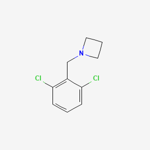 molecular formula C10H11Cl2N B13674818 1-(2,6-Dichlorobenzyl)azetidine 