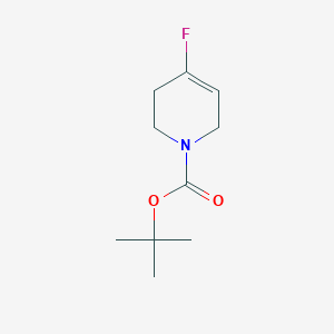molecular formula C10H16FNO2 B13674826 1-Boc-4-fluoro-1,2,3,6-tetrahydropyridine 
