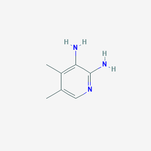molecular formula C7H11N3 B13674833 4,5-Dimethylpyridine-2,3-diamine 