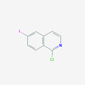 molecular formula C9H5ClIN B13674857 1-Chloro-6-iodoisoquinoline 