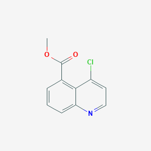 molecular formula C11H8ClNO2 B13674959 Methyl 4-chloroquinoline-5-carboxylate 