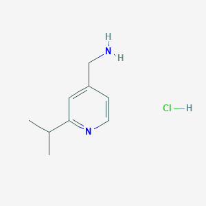 molecular formula C9H15ClN2 B13674980 (2-Isopropylpyridin-4-yl)methanamine hydrochloride 