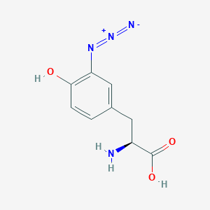 molecular formula C9H10N4O3 B136750 3-Azidotyrosine CAS No. 129960-90-3