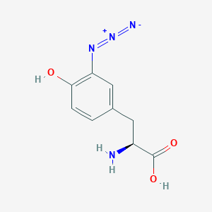 molecular formula C9H10N4O3 B136750 3-Azido-L-tyrosine CAS No. 129960-90-3