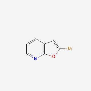 molecular formula C7H4BrNO B13675008 2-Bromofuro[2,3-b]pyridine 