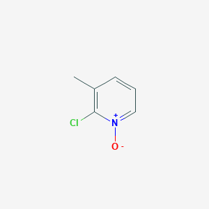molecular formula C6H6ClNO B1367502 1-氧化-2-氯-3-甲基吡啶 CAS No. 91668-83-6