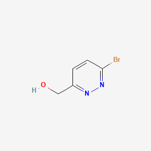 molecular formula C5H5BrN2O B13675045 (6-Bromo-3-pyridazinyl)methanol 