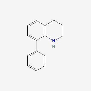 molecular formula C15H15N B13675087 8-Phenyl-1,2,3,4-tetrahydroquinoline CAS No. 60640-18-8