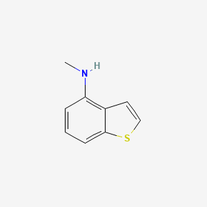 molecular formula C9H9NS B13675125 N-Methylbenzo[b]thiophen-4-amine 