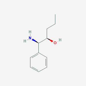 molecular formula C11H17NO B1367516 (1R,2R)-1-Amino-1-phenyl-2-pentanol 