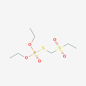 molecular formula C7H17O5PS2 B136752 Phoratoxon sulfone CAS No. 2588-06-9