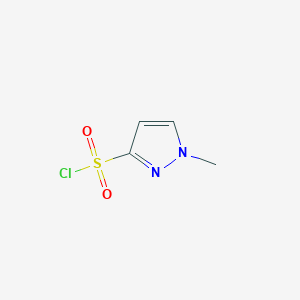 molecular formula C4H5ClN2O2S B1367521 1-Methyl-1H-pyrazole-3-sulfonyl chloride CAS No. 89501-90-6