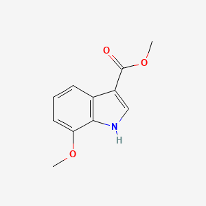 molecular formula C11H11NO3 B13675264 Methyl 7-methoxy-1H-indole-3-carboxylate 