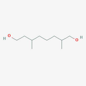 molecular formula C10H22O2 B1367532 2,6-二甲基辛烷-1,8-二醇 CAS No. 75656-41-6