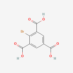 molecular formula C9H5BrO6 B1367538 2-Bromobenzene-1,3,5-tricarboxylic acid CAS No. 13520-03-1