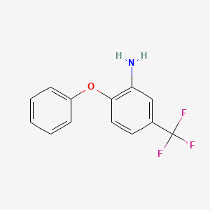 molecular formula C13H10F3NO B1367539 2-Phenoxy-5-(trifluoromethyl)aniline CAS No. 50594-29-1