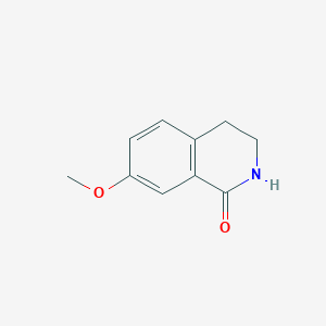 molecular formula C10H11NO2 B1367541 7-Methoxy-3,4-dihydroisoquinolin-1(2H)-one CAS No. 22246-04-4