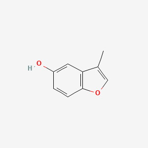 molecular formula C9H8O2 B1367546 3-Methyl-5-benzofuranol CAS No. 7182-21-0