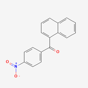 molecular formula C17H11NO3 B1367552 1-Naphthyl-4-nitrophenyl ketone CAS No. 42495-51-2