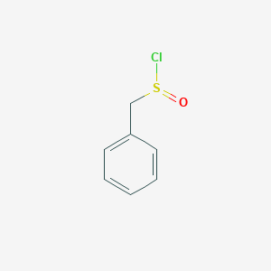 molecular formula C7H7ClOS B13675532 Phenylmethanesulfinyl chloride 