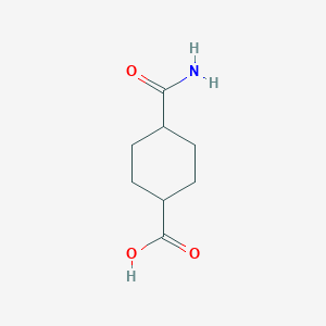 B1367559 trans-4-Carbamoylcyclohexanecarboxylic acid CAS No. 21483-87-4