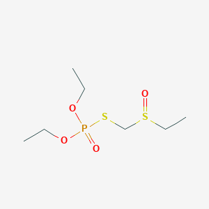 molecular formula C7H17O4PS2 B136756 Phoratoxon sulfoxide CAS No. 2588-05-8