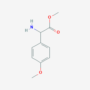 molecular formula C10H13NO3 B1367565 Methyl 2-amino-2-(4-methoxyphenyl)acetate 