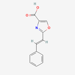 2-[(E)-2-phenylethenyl]-1,3-oxazole-4-carboxylic acid