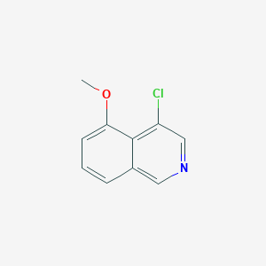 molecular formula C10H8ClNO B13675798 4-Chloro-5-methoxyisoquinoline 