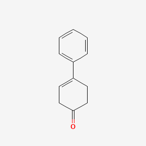 molecular formula C12H12O B1367582 4-苯基环己-3-烯-1-酮 CAS No. 51171-71-2