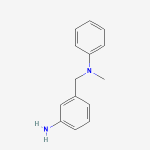 3-([Methyl(phenyl)amino]methyl)aniline