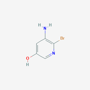 molecular formula C5H5BrN2O B13675903 5-Amino-6-bromopyridin-3-ol 