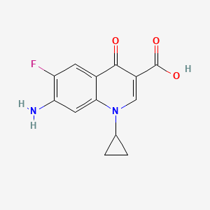 7-Amino-1-cyclopropyl-6-fluoro-4-oxoquinoline-3-carboxylic acid