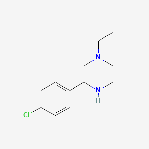 3-(4-Chlorophenyl)-1-ethylpiperazine