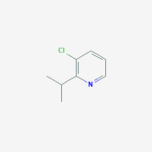molecular formula C8H10ClN B13676110 3-Chloro-2-isopropylpyridine 