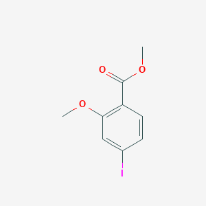 molecular formula C9H9IO3 B136762 Methyl 4-iodo-2-methoxybenzoate CAS No. 148490-97-5
