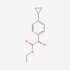 Ethyl 2-(4-cyclopropylphenyl)-2-oxoacetate