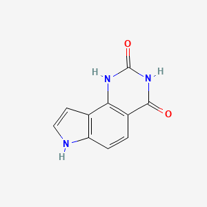 molecular formula C10H7N3O2 B13676260 1H-pyrrolo[2,3-h]quinazoline-2,4(3H,7H)-dione 