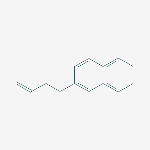 molecular formula C14H14 B1367631 4-(2-Naphthyl)-1-butene CAS No. 2489-89-6