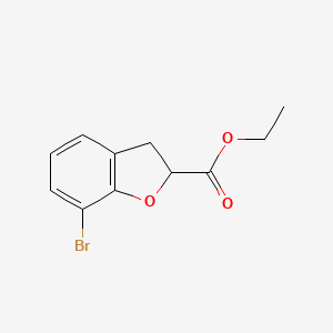 Ethyl 7-bromo-2,3-dihydrobenzofuran-2-carboxylate