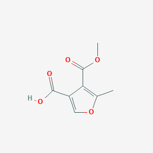 4-(Methoxycarbonyl)-5-methyl-3-furoic acid
