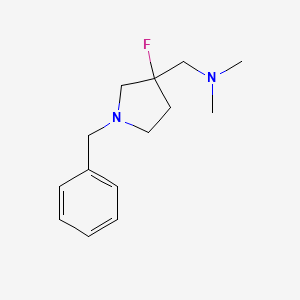 [(1-Benzyl-3-fluoropyrrolidin-3-yl)methyl]dimethylamine