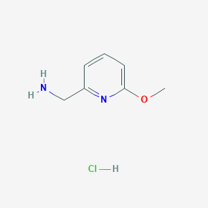 molecular formula C7H11ClN2O B1367641 (6-Methoxypyridin-2-yl)methanamine hydrochloride CAS No. 95851-89-1