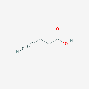 molecular formula C6H8O2 B1367656 2-Methylpent-4-ynoic acid CAS No. 74064-82-7