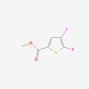 molecular formula C6H4FIO2S B13676624 Methyl 5-fluoro-4-iodothiophene-2-carboxylate 