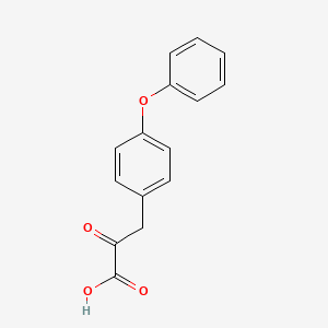 molecular formula C15H12O4 B13676665 2-Oxo-3-(4-phenoxyphenyl)propanoic acid 