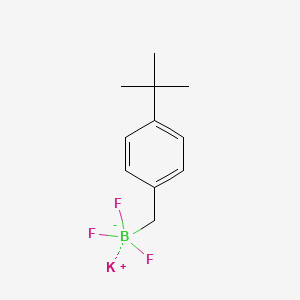 molecular formula C11H15BF3K B13676685 Potassium (4-(tert-butyl)benzyl)trifluoroborate 